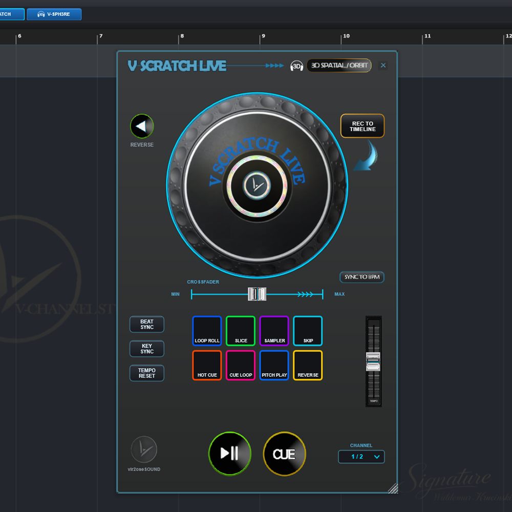 V-SCRATCH LIVE Deck